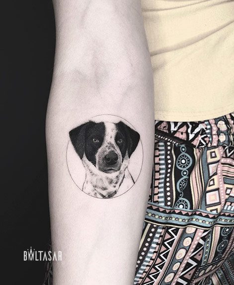 tattoo de mascota microrealista en madrid